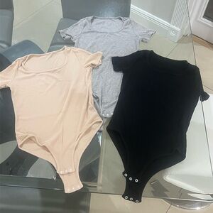 Bundle of 3 SHEIN Girls' Knitted Short Sleeve Bodysuit size 12 years (150)